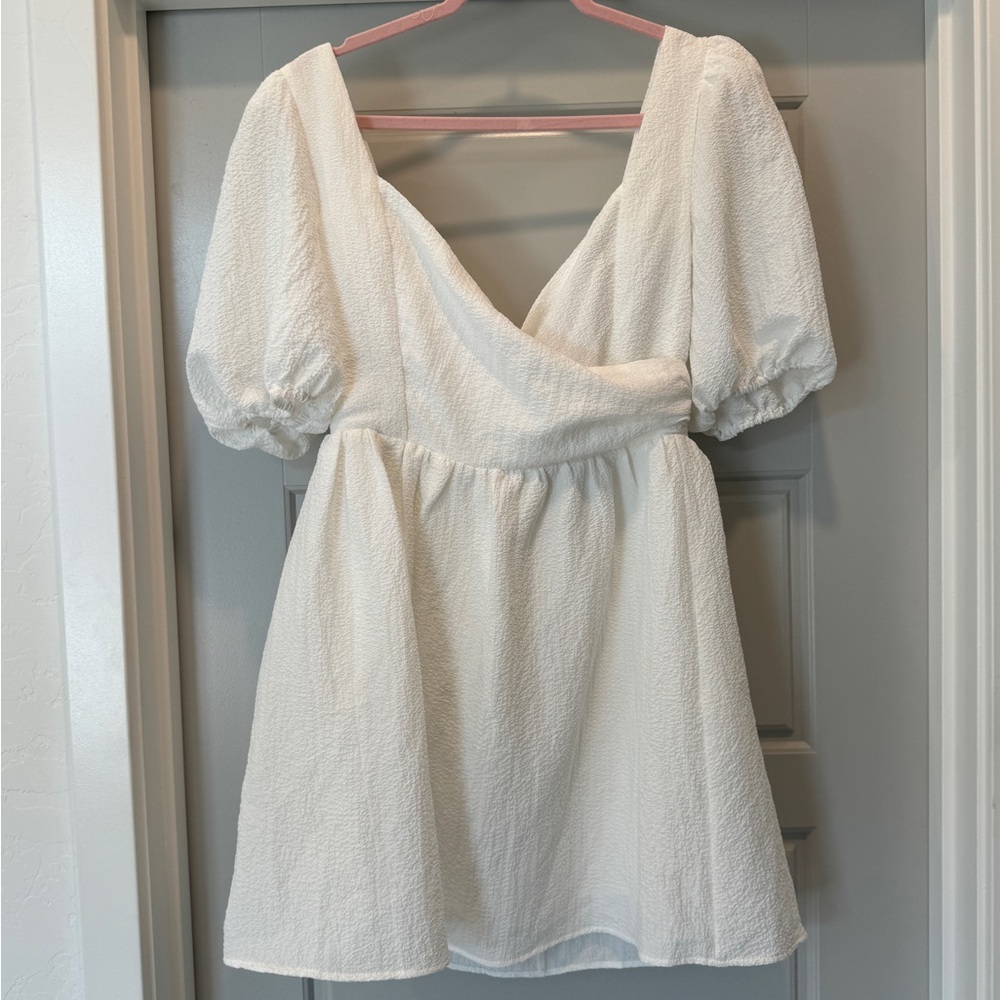 Lulu's White Mini Dress